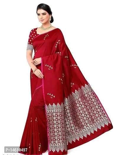 Beautiful Lichi Silk Jacquard Work Saree for Women-thumb0