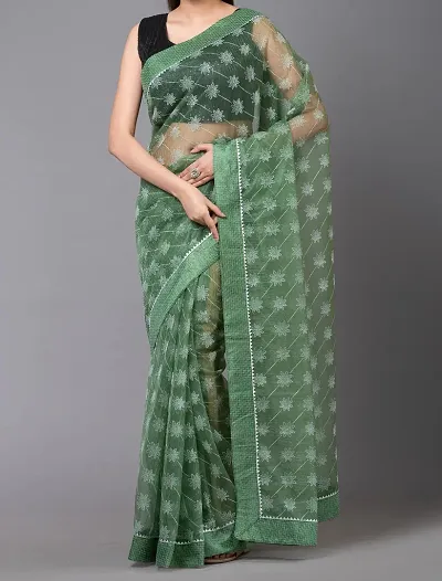 Alluring Chiffon Saree with Blouse piece 