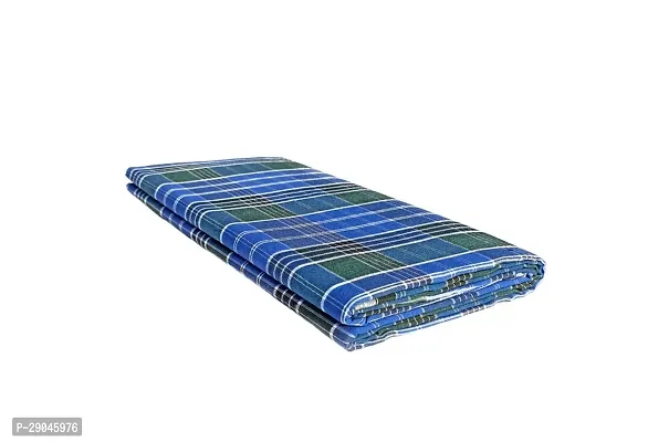 Men's Cotton Checks Lungi - Multicolor, Pack of 5, Size-2.25 meters-thumb5