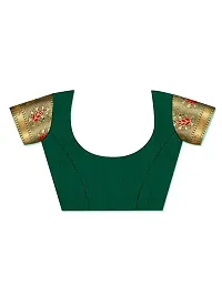 Women's Art Silk Saree with Blouse Piece-thumb2