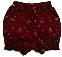 Girl's Cotton Bloomers with soft Waistband (Pack of 5)-thumb2