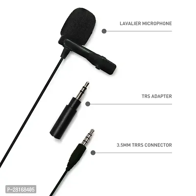 Electret Condenser Lavalier Microphone with 3.5mm TRRS 1.5m Cable-thumb4