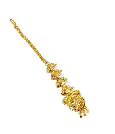 Traditional Micro Plated Beautiful Maang Tikka For Women