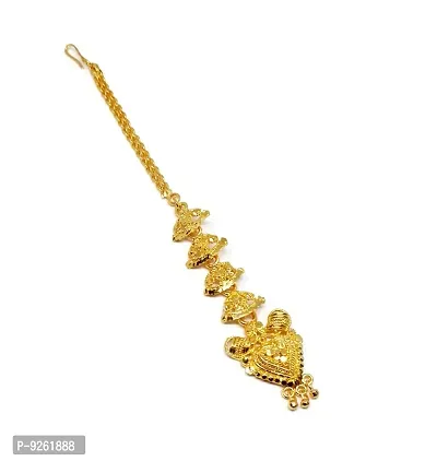 Traditional Micro Gold Plated Beautiful Maang Tikka For Women