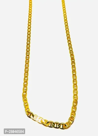 High Gold Plated Imported Chain Look like Real Gold Polish For Women And Men ( Size 20 )-thumb0