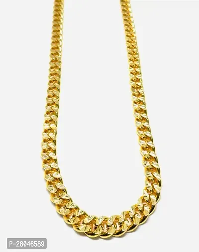 High Gold Plated Imported Chain Look like Real Gold Polish For Women And Men ( Size 20 )-thumb0