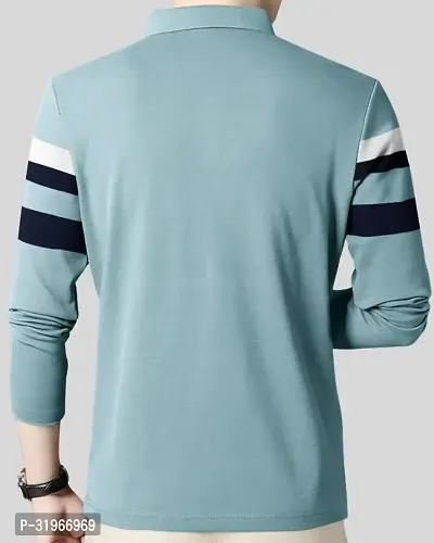 Trendy Cotton Blend  Striped Polos For Men-thumb2