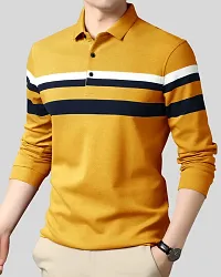 Trendy Stylish Cotton Blend Polos for Men-thumb1