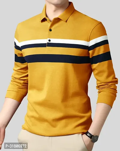 Trendy Stylish Cotton Blend Polos for Men-thumb2