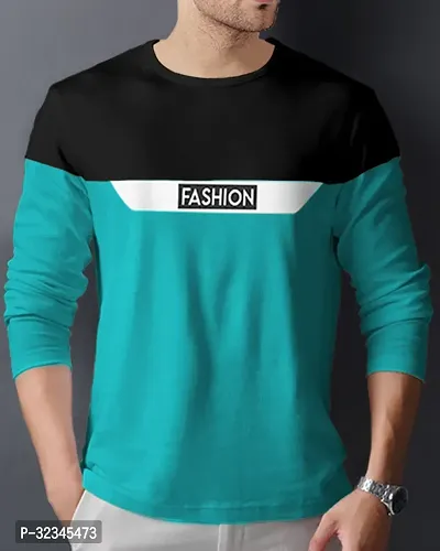 Stylish Cotton Blend Tshirt for Men-thumb3