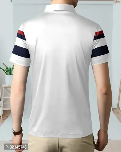 Stylish Cotton Blend T-shirt For Men-thumb2