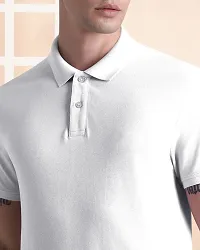 Trendy Stylish Cotton Blend Polos for Men-thumb2