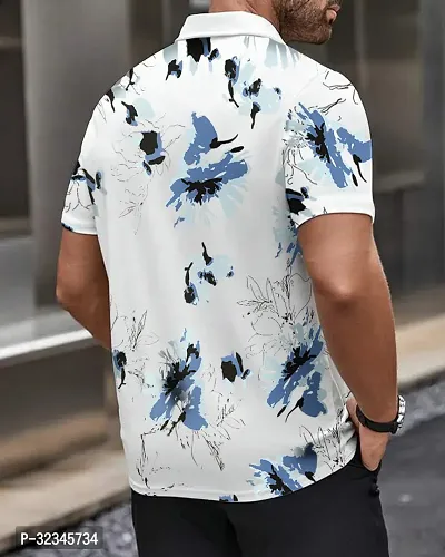 Stylish Cotton Blend T-shirt For Men-thumb2