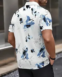 Trendy Cotton Blend  Printed Polos For Men-thumb1