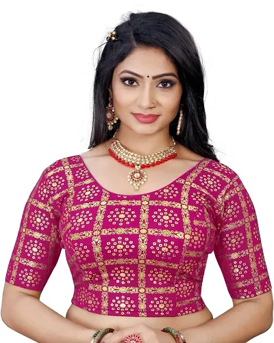 Attractive Jaquard Stitched-alterable Blouses 