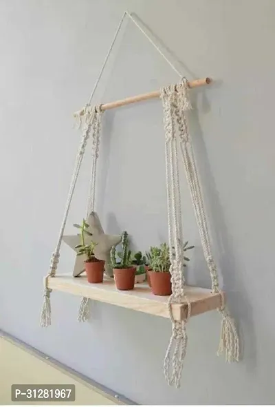 MACRAME WALL HANGING NEW DESIGN FOR HOME  BALCONY APPARTMENT DECOR White-thumb3