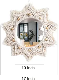 MACRAME MIRROR 227514 Off White-thumb2