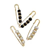 EZ LIVING 6pcs multicolor brooch pin for dresses decoration for women and girls party or all time uses Stylish Ways to Wear Brooch Pins with Neckline Dresses-thumb3