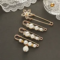 EZ LIVING 6pcs multicolor brooch pin for dresses decoration for women and girls party or all time uses Stylish Ways to Wear Brooch Pins with Neckline Dresses-thumb1