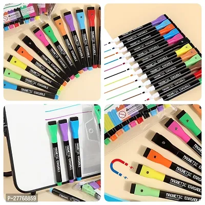 ALL DAY PROVISION 12 color marker for white board magnetic dry erase markers with fine tip for office and school Must-Have Whiteboard Markers for Teachers and Students-thumb3