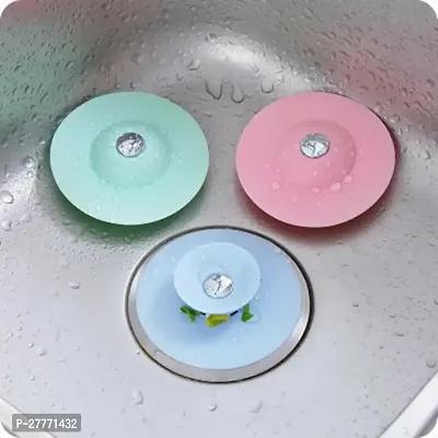 ALL DAY PROVISION 2pcs Kitchen Sink Hair Catcher Drain Stopper Silicone Clever Ways to Use Magic Eraser Sponges in The Kitchen