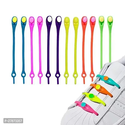 Colorful and Durable Shoe Laces for Kids' Shoes Easy Fastening Creative Patterns and Secure Knots for Little Feet on the Go(random color)-thumb0