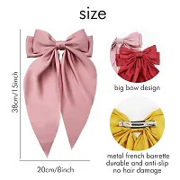 Silky Satin Hair Barrettes for Women Luxurious Finish Secure Grip and Timeless Style(2pcs)-thumb4