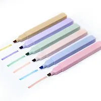 Cute Highlighter Pens for Students Vibrant Colors Compact Size and Fun Study Accessories(pack of 6pcs)-thumb4
