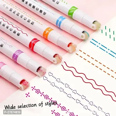 Cute Highlighter Pens for Students Vibrant Colors Compact Size and Fun Study Accessories(pack of 6pcs)-thumb4