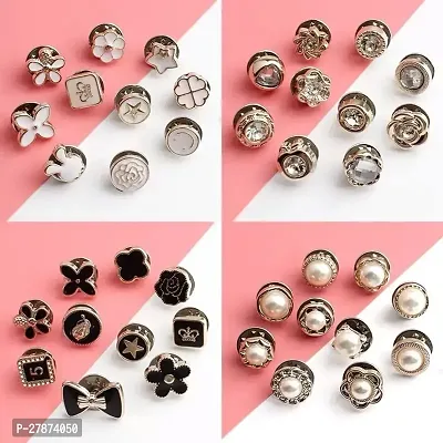 Brooch Pins for Women Stylish CoverUp Button Pins Elegant Designs and Versatile Fashion Accessories(20pcs random pattern)-thumb4