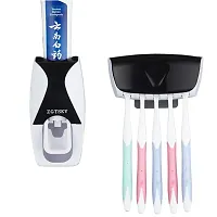 Single Plastic Automatic Dustproof Toothbrush Holder Touchless Protection Hygienic Storage and Effortless Dental Care-thumb3