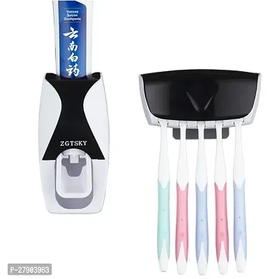 Single Plastic Automatic Dustproof Toothbrush Holder Touchless Protection Hygienic Storage and Effortless Dental Care-thumb4