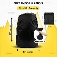 Laptop Bag rain Cover for All Office and Personal use Men and Women Waterproof Laptop Bag Rain Cover is Essential for Commuters (Black Color)-thumb4