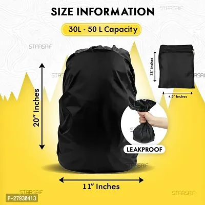 Laptop Bag rain Cover for All Office and Personal use Men and Women Waterproof Laptop Bag Rain Cover is Essential for Commuters (Black Color)-thumb5