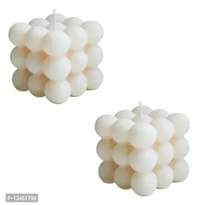 Heart Bubble Candles,for Home Decoration (Pack of 2)-thumb0