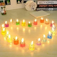 UDHWANI Glass Tube Gell Candles Set Decoration for All Occasion Living Room Bedroom Wedding Diwali Pack of 36-thumb1