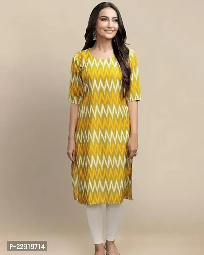 Elegant Multicoloured Cotton Printed Kurta For Women-thumb0