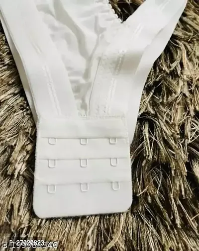 luxury cotton non-padded 4hooks bra Pack Of 3-thumb2