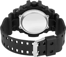 Digital Sports Multi Functional Black Dial Watch for Men's Boys-thumb1