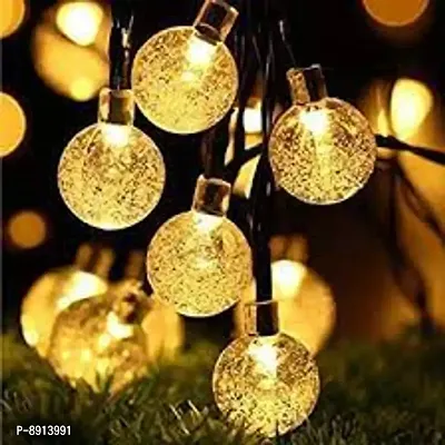 20 Crystal Bubble Ball Light,Yellow, 3 Meter,1 Piece