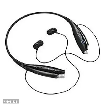 HBS-730 Wireless/bluetooth For ALL SMART MOBILES Bluetooth Headset  (Black, In the Ear)