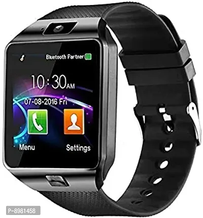 DZ09 Bluetooth Smart Watch - Black (Compatible with Android and iOS)