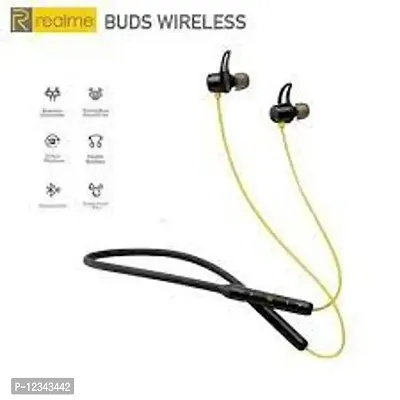 RM-108 In-Ear Bluetooth Neckband Earphone With Mic Realme Neckband Bluetooth Headset-thumb0