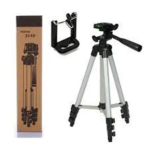 Tripod 3110 Mobile Stand for Videography Photoshoot, YouTube, Compatible with All Mobile Ph