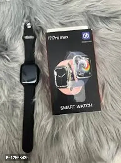 i7 Pro Max SMARTWATCH Full screen series 7 smart watch, i7 pro max smart watch, music watch(Black, Strip)