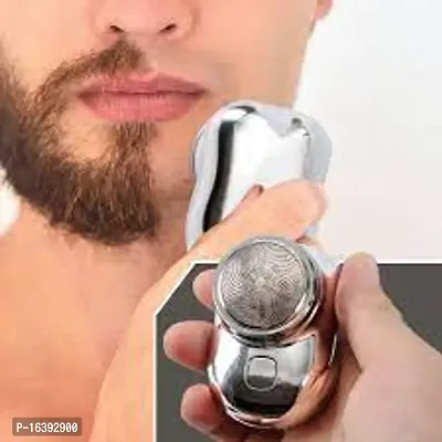 Electric Shaver for Men, Keweis Portable Mini Electric Razor, Pocket Size Shaver Wet  Dry USB Rechargeable Mens Razors, One-Button Shave, Waterproof Cordless Rotary Shaver for Home ,Car, Travel-thumb0