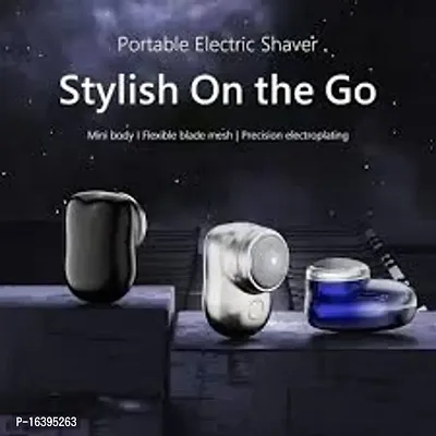 Mini-Shave Portable Electric Shaver,Electric Razor for Men,Pocket Size Mini Shaver,USB Rechargeable Shaver with Led Display  Suspension Hole,for Home, Car, Travel