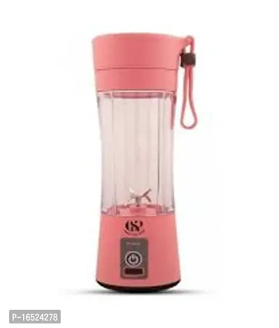 Portable Blender Cup,Electric USB Juicer Blender,Mini Blender Portable Blender For Shakes and Smoothies, Juice,380ml, Six Blades Great for Mixing,Bule