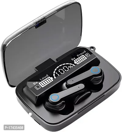 M19 Tws Bluetooth Earbuds Wireless With Power Bank, Black, Mobile-thumb3