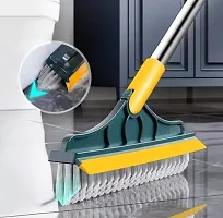 2 In 1 Bathroom Floor Cleaning Brush With Wiper-thumb2